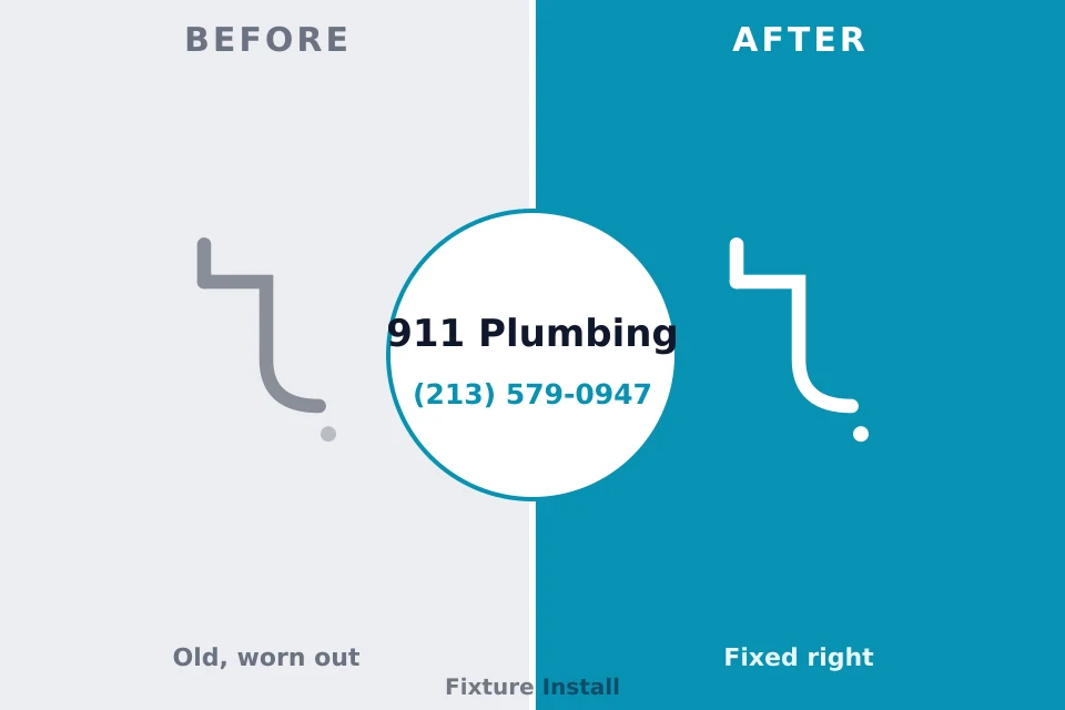 Before and after: plumbing company Todd Creek, CO